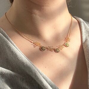 Spanish gold Star of David necklace